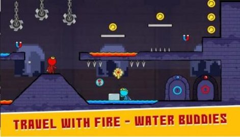 红蓝火柴人逃亡记（Red and Blue: Stick Escape） v0.3 安卓版截图_3