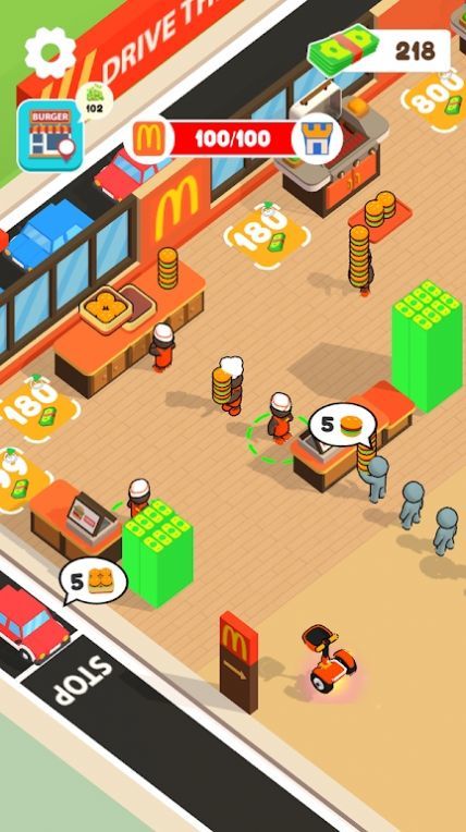 放置汉堡店大亨(Burger Shop)截图_3