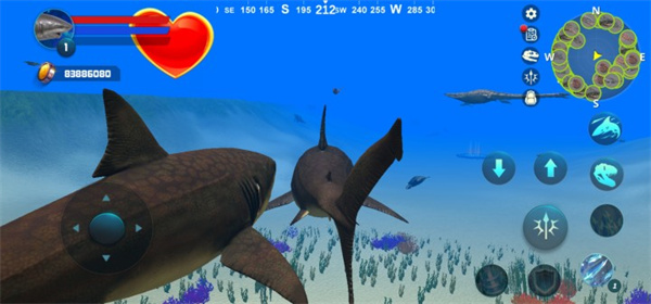 Megalodon Simulator(巨齿鲨模拟器最新版)截图_1