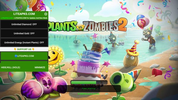 Plants Vs Zombies 2(植物大战僵尸2内置菜单MOD)截图_1