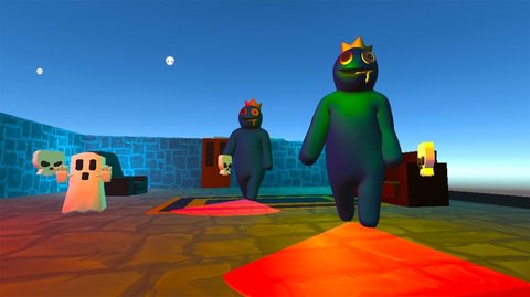 幽灵屋的彩虹朋友 (Rainbow Friends In Ghost House)截图_1