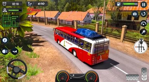 现代大城市巴士3D（Modern Grand City Coach Bus 3D）截图_2