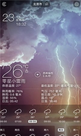 朗月天气 v3.0.0.1 安卓版截图_2