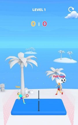 足排球对抗赛（Ball Bounce） v4 安卓版截图_1