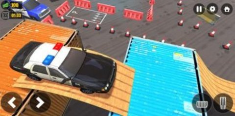 新警车停车训练（New Police Car Parking Training Game:Car Driving）截图_2