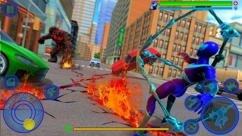 蜘蛛绳铁打模拟（Spider Rope Iron Fighting Sim） v13 安卓版截图_3