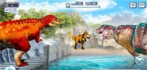恐龙动物战斗模拟器（Winter Dino Simulator 2022） v1.0.8 安卓版截图_3
