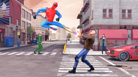 飞行机器人超级英雄（Grand Flying Robot Rope Hero Crime City Gangster） 1.0.34 安卓版截图_4