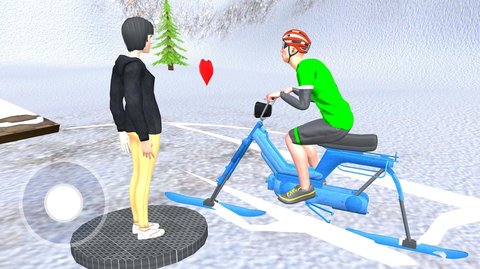 雪地自行车骑行（Snow Bike Ride） 0.1截图_3