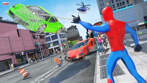飞行机器人超级英雄（Grand Flying Robot Rope Hero Crime City Gangster） 1.0.34 安卓版截图_1