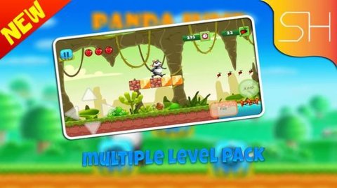 熊猫跳跃跑酷（panda jump run） v6.0 安卓版截图_1
