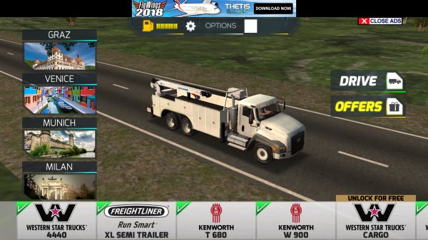 Truck Simulator Europe 2 Free(欧洲卡车模拟2破解版)截图_2