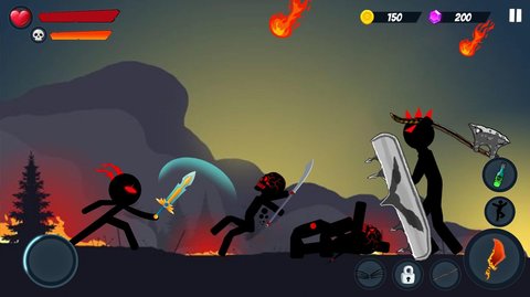 火柴人战士暗影传说（Stickman Ragger） 1.0 安卓版截图_4