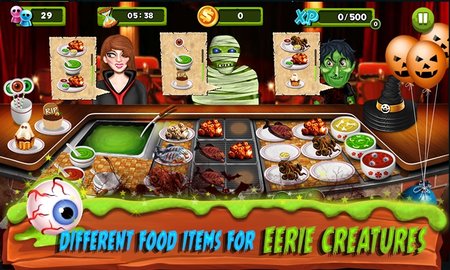 疯狂餐厅僵尸厨房（Restaurant Mania : Zombie Kitchen） v1.17 安卓版截图_3