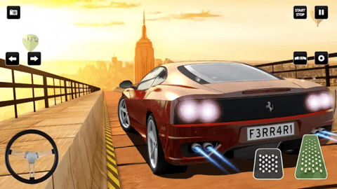 舷梯汽车特技赛车（Ramp Cars stunt racing 2020 3D Mega stunts Games） v2.6 安卓版截图_2