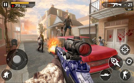 狙击手射击丧尸威尼斯（Sniper Zombie Shooter） 1.1.7 安卓版截图_2