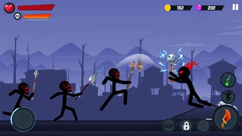 火柴人战士暗影传说（Stickman Ragger） 1.0 安卓版截图_2