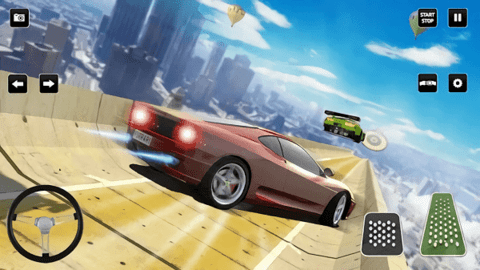 舷梯汽车特技赛车（Ramp Cars stunt racing 2020 3D Mega stunts Games） v2.6 安卓版截图_4