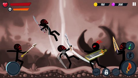 火柴人战士暗影传说（Stickman Ragger） 1.0 安卓版截图_1