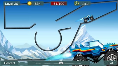 特技大脚车（Monster Stunts） v5.12.73 安卓版截图_3