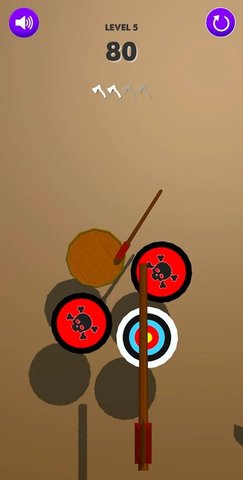 飞斧大师3D(Axe Target Hit 3D) 1.0 安卓版截图_1