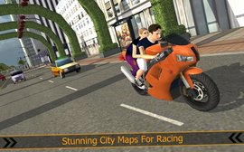 城市摩托驾驶模拟器（Furious City Moto Bike Racer） 2.0 安卓版截图_1