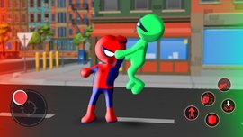 刺客战士蜘蛛英雄（Spider Stickman Fighter: Superhero） 0.1截图_2