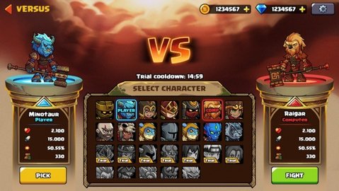 超级勇士格斗（Brawl Fighter） v0.1.6 安卓版截图_2