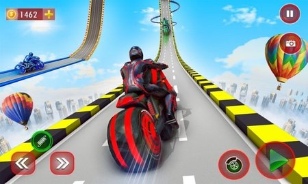 霓虹赛车坡道（Light Bike Stunt） v5.1 安卓版截图_2