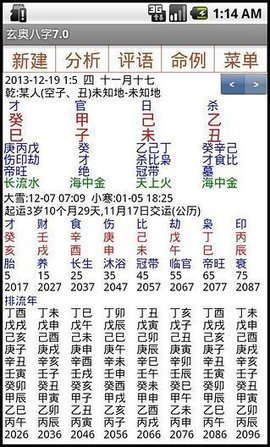 玄奥八字9.0破解版 9.0 安卓版截图_2