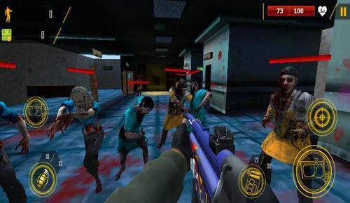 尸潮射击3D(Zombie Shooter)截图_1