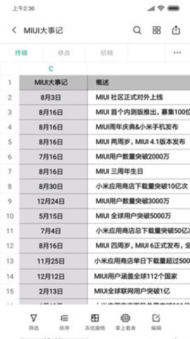 小米文档查看器wps定制版 1.2.0 安卓版截图_3