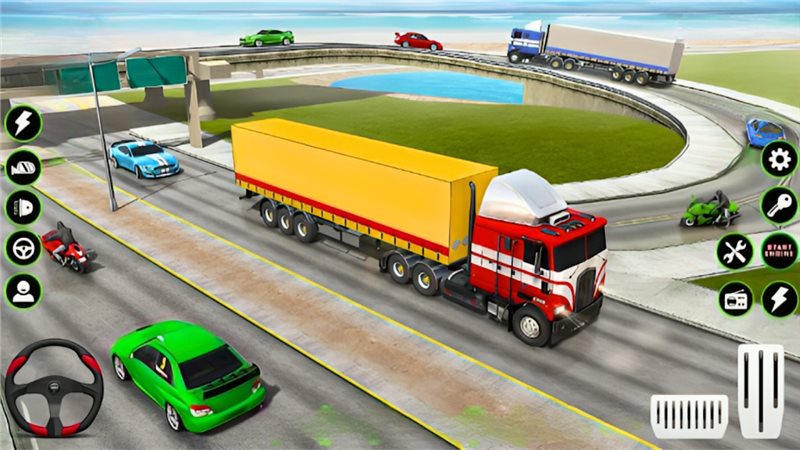 黄金运输卡车驾驶(Gold Transport Truck Simulator)截图_2