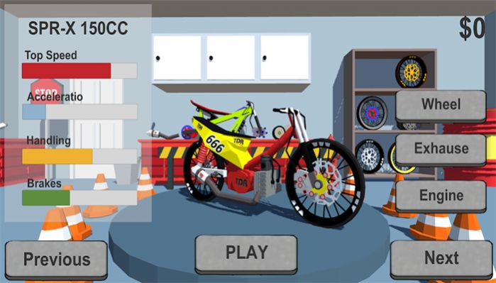 Drag Racing Moto(飙车摩托世界)截图_3