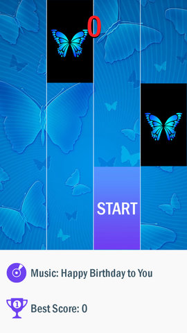 蓝蝴蝶钢琴块 1.1.7 安卓版截图_4