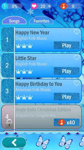 蓝蝴蝶钢琴块 1.1.7 安卓版截图_2