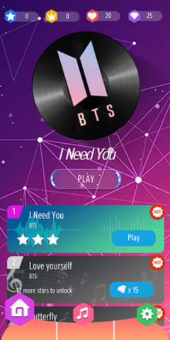 BTS Piano Tiles Kpop官方最新版 2.0 安卓版截图_3