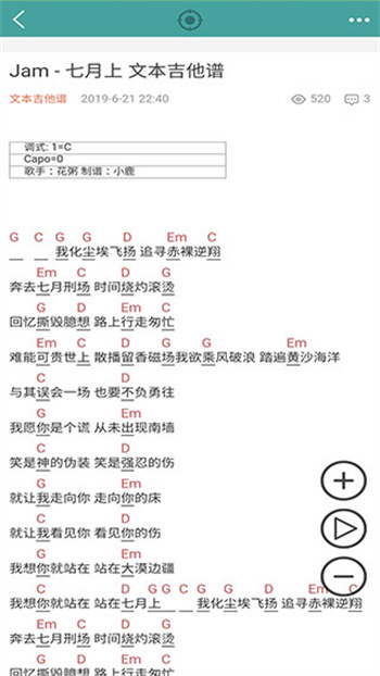 小鹿吉他谱截图_2
