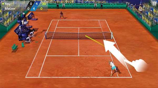 指尖网球3D（Tennis 3D）截图_3