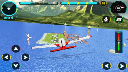天空飞机飞行模拟器3D截图_1