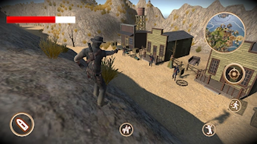 西部牛仔骑马3D截图_1