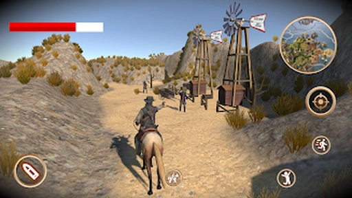 西部牛仔骑马3D截图_2