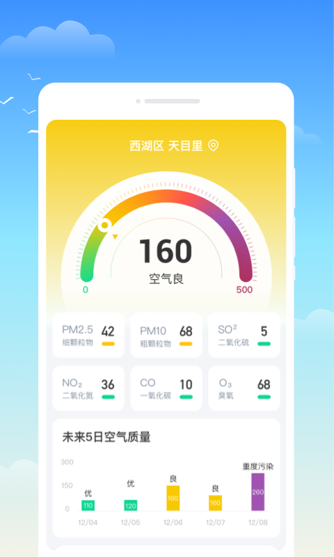 什锦天气软件截图_1