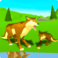 Fantasy Wolf Family Sim