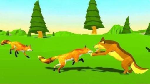 Fantasy Wolf Family Sim截图_3