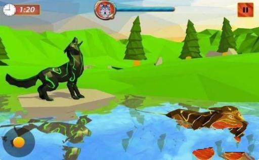 Fantasy Wolf Family Sim截图_2