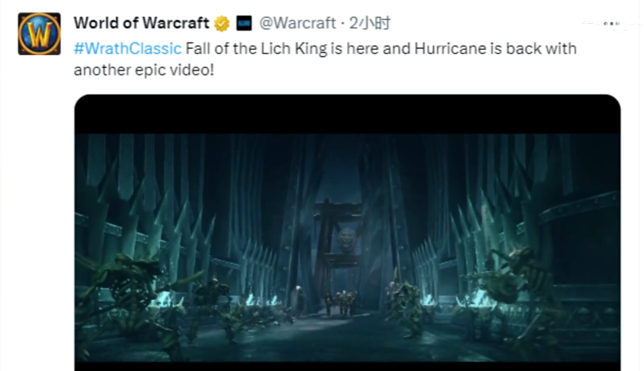 暴雪战网官网 帅炸！暴雪制片厂再出手！魔兽发布巫妖王的陨落全新动画《正义》