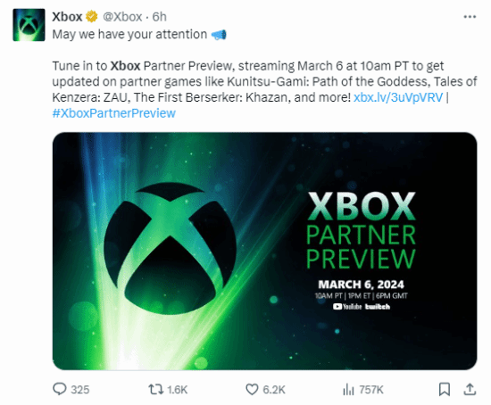 xbox新版什么时候出 Xbox新发布将在3月7日举行 包括至少12款新游戏的预告