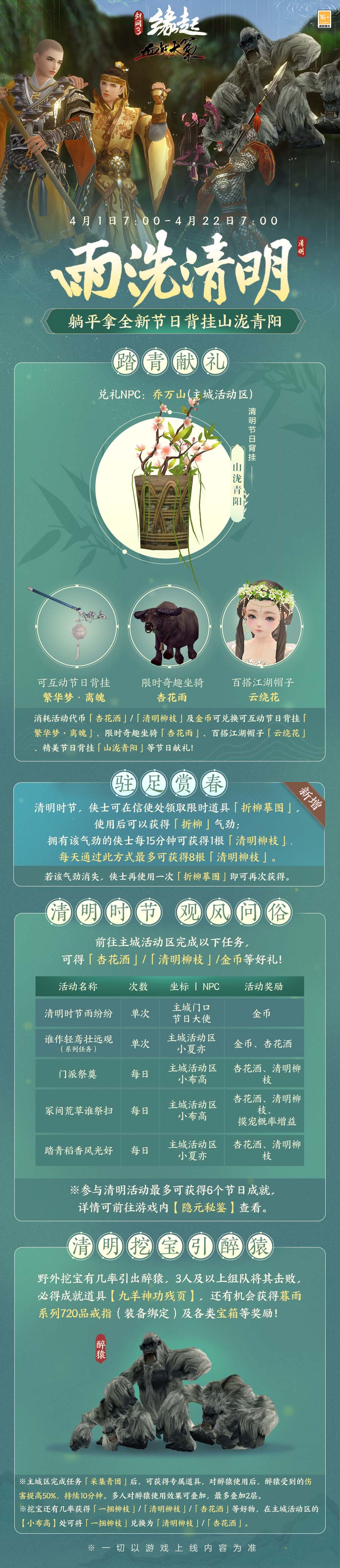 剑网3缘起百度百科 《剑网3缘起》清明经典活动上线 新鲜趣闻大爆料