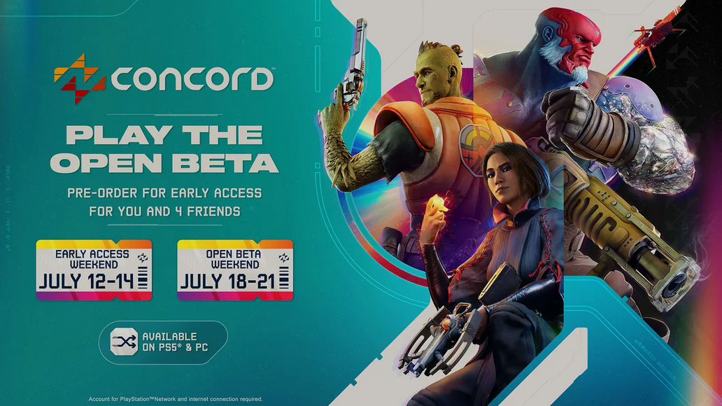 7月18日至21日《CONCORD》开启公开测试 PS5和PC平台皆可参与